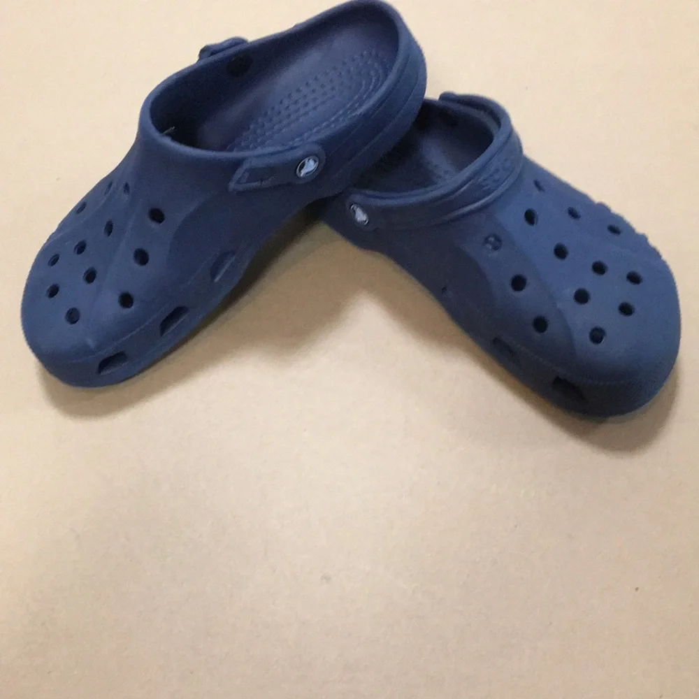 CROCS Slip On unisex Clog Shoe blue Size 10M 12W